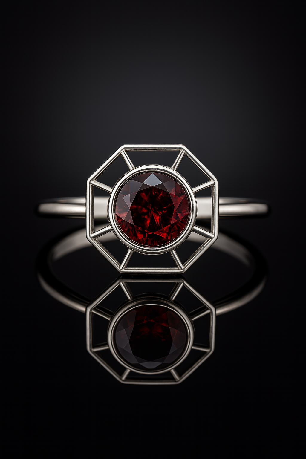 Scarlet Captive – Desire Locked in Silver