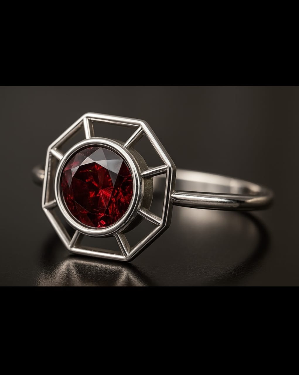 Scarlet Captive – Desire Locked in Silver