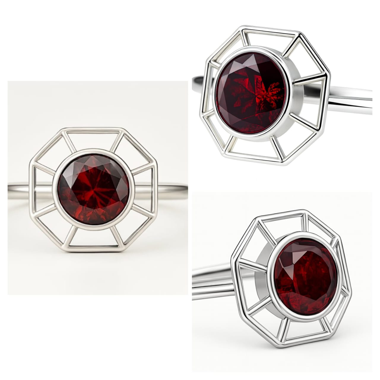 Scarlet Captive – Desire Locked in Silver